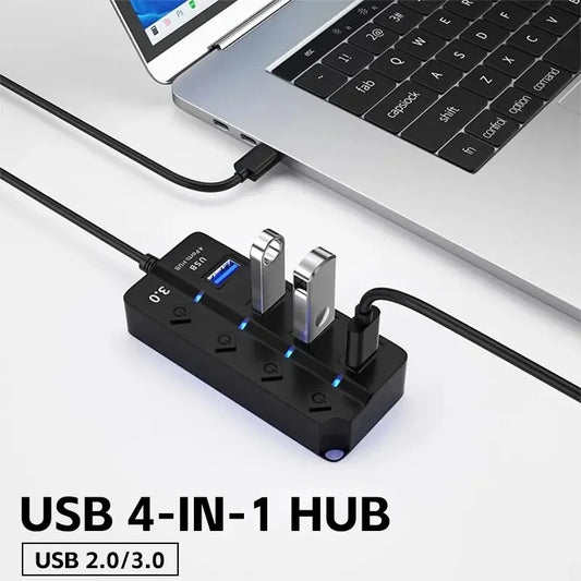 USB3.0 HUB 4in1 7in1USB Splitter 2.0 USB Adapter Multi-Port