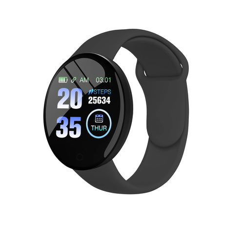 New D18 Smart Watch Men Women Smartwatch Heart Rate Blood Pressure