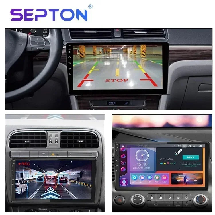 SEPTON 7"/9"/10" Universal 2 DIN Car Radio WIFI Car Audio Multimedia