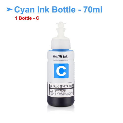 664 673 T673 Refill Dye Ink For Epson Eco Tank L805 L850 L810 L800