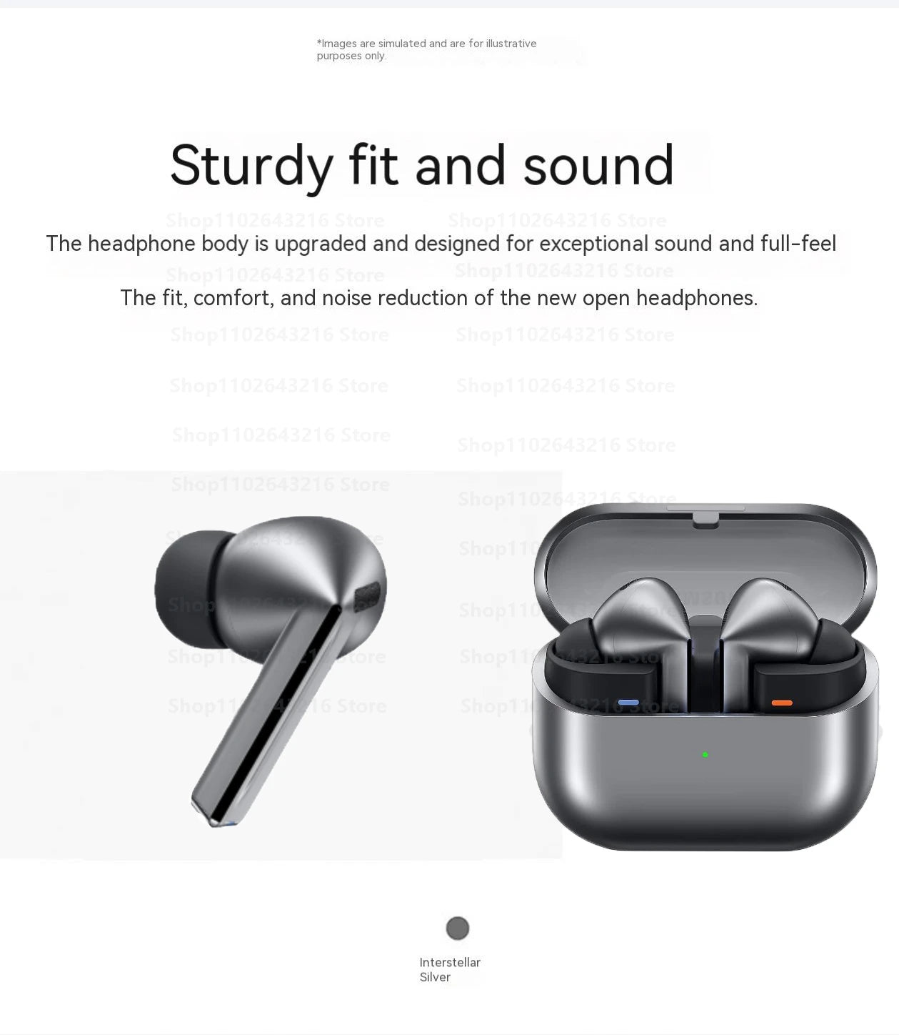 2025 New Buds 3 Pro True Wireless Bluetooth Earphone Headphone HiFi