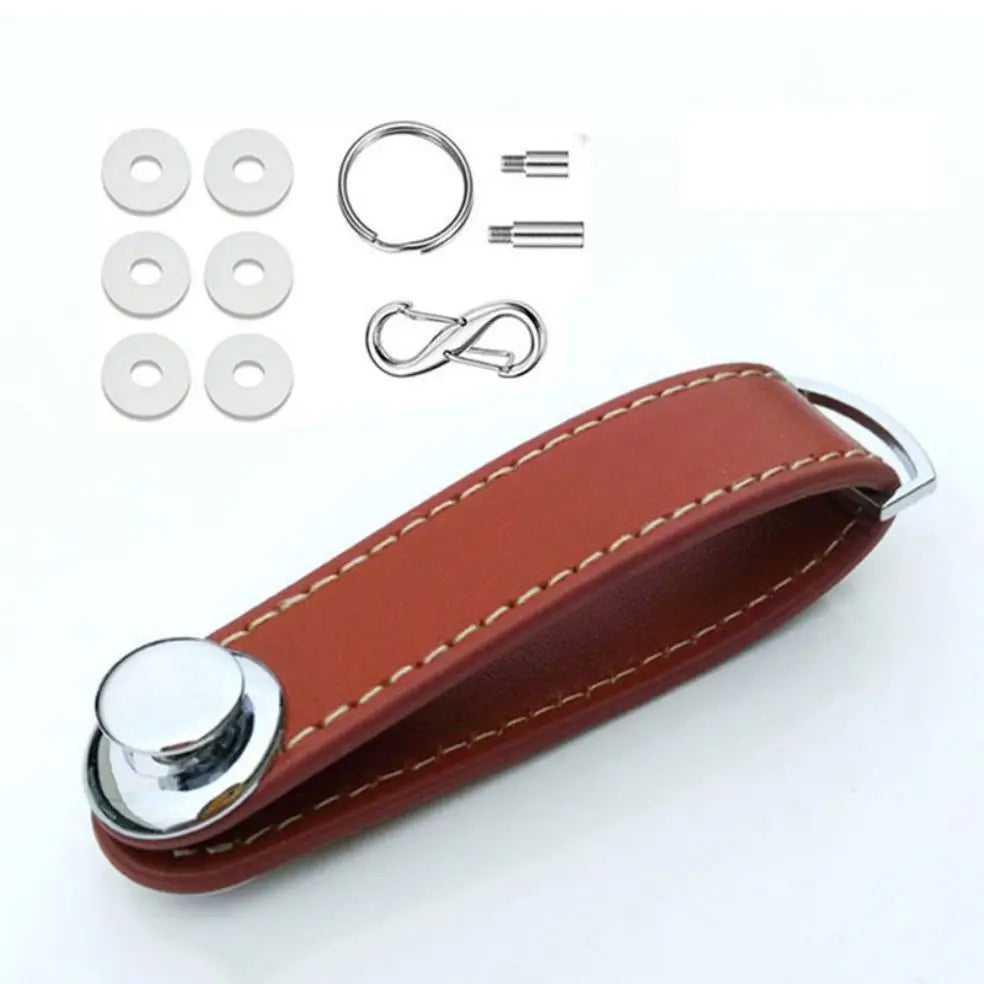 Car Key Pouch Bag Case Wallet Holder Chain Key Wallet Ring Collector