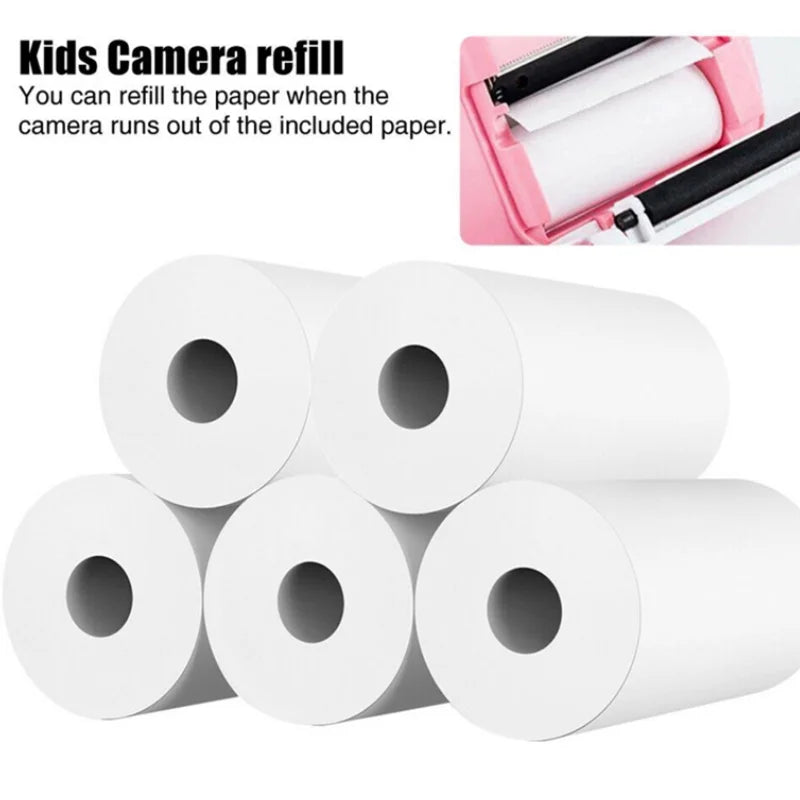 57*25MM Thermal Paper Label Sticker Adhesive Rolls Paper For Mini