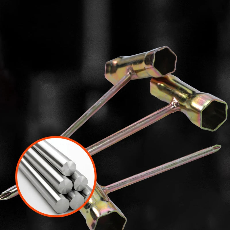 Spark Plug Socket Wrench 13mm & 19mm Stainless Steel Spanner for