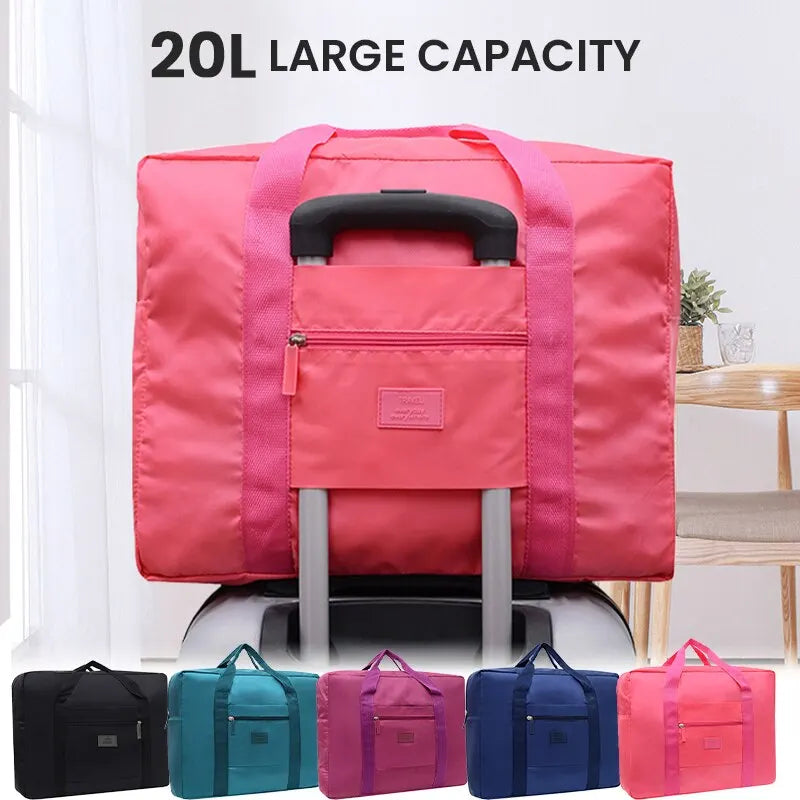 Foldable Travel Duffel Bag Lightweight Travel Bag for Women and Men