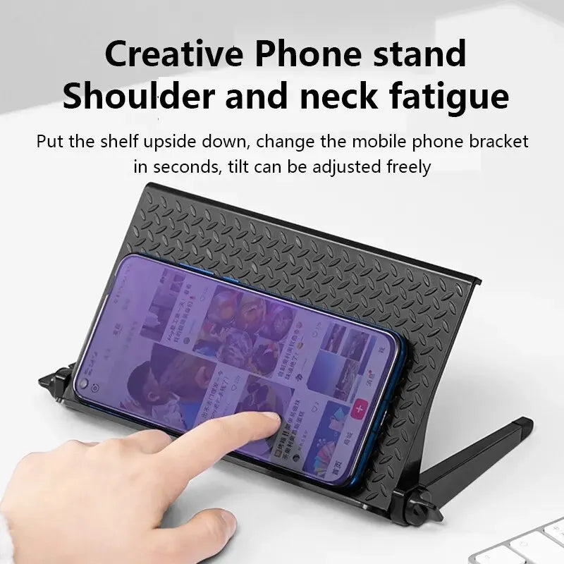 Punch-Free Computer Monitor Rack Plastic TV Set-Top Box Screen Bracket