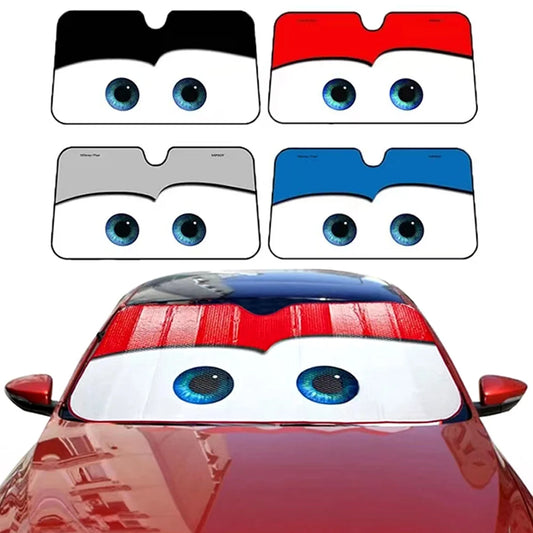 Car Solar Protection 4 Colors Eyes Heated Windshield Sunshade Car