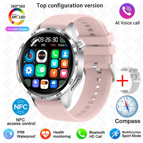 For Huawei GT5 PRO Smart Watch Men Watch 4 Pro upgraded version AMOLED