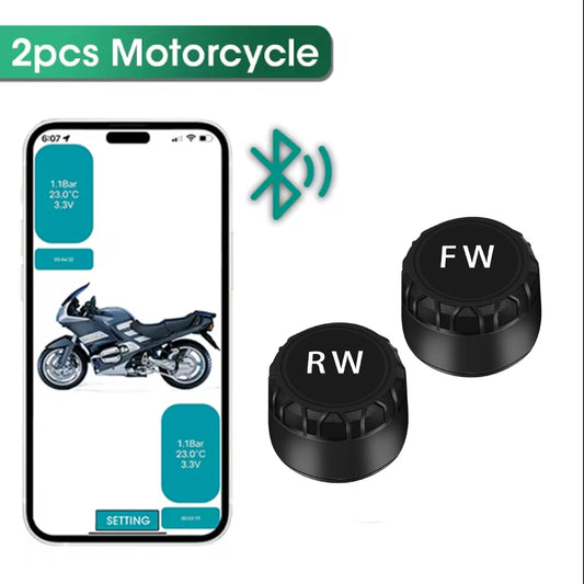 Car TPMS Tire Pressure Monitoring System Bluetooth 5.0 Mobile Phone