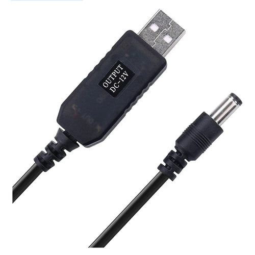 5.5*2.1mm USB DC 5V to 12V 9V Power Cable For Router WIFI Modem Fan