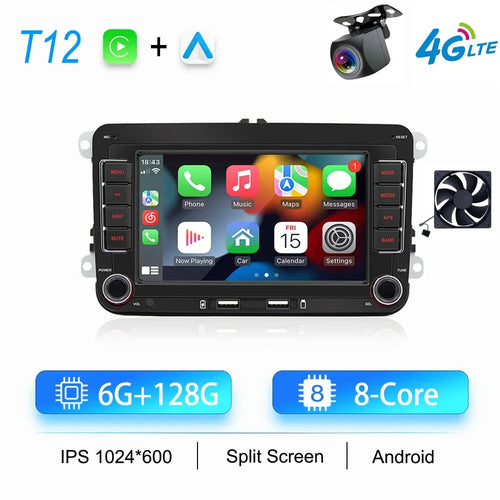 2Din Car Radio Android for Volkswagen Golf 5 6 Polo Passat B6 B7 CC