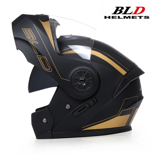 BLD Personalised Motorcycle Full Face Helmet Men Women Fashion Dual