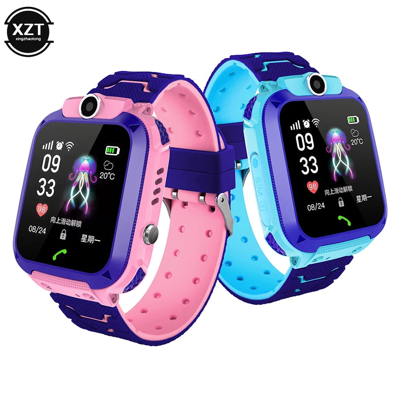 NEW Q12 Waterproof Children's Smart Watch Sim Card LBS Location