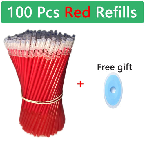 100 Pcs/set Kawaii Erasable Refill Erasable pens Gel Pen sketch