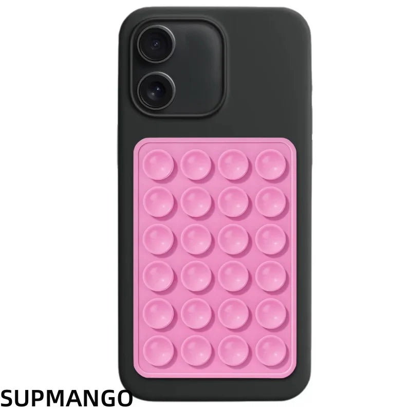 Double Sided Silicone Suction Cup Mobile Phone Suction Cup With