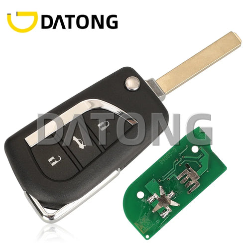 CHANKey VA2 Flip Remote Car Key Fob 433MHz H-8A For Toyota Aygo