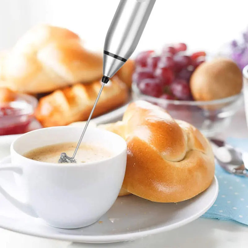 Wireless Milk Frothers Electric Handheld Blender With USB Electrical