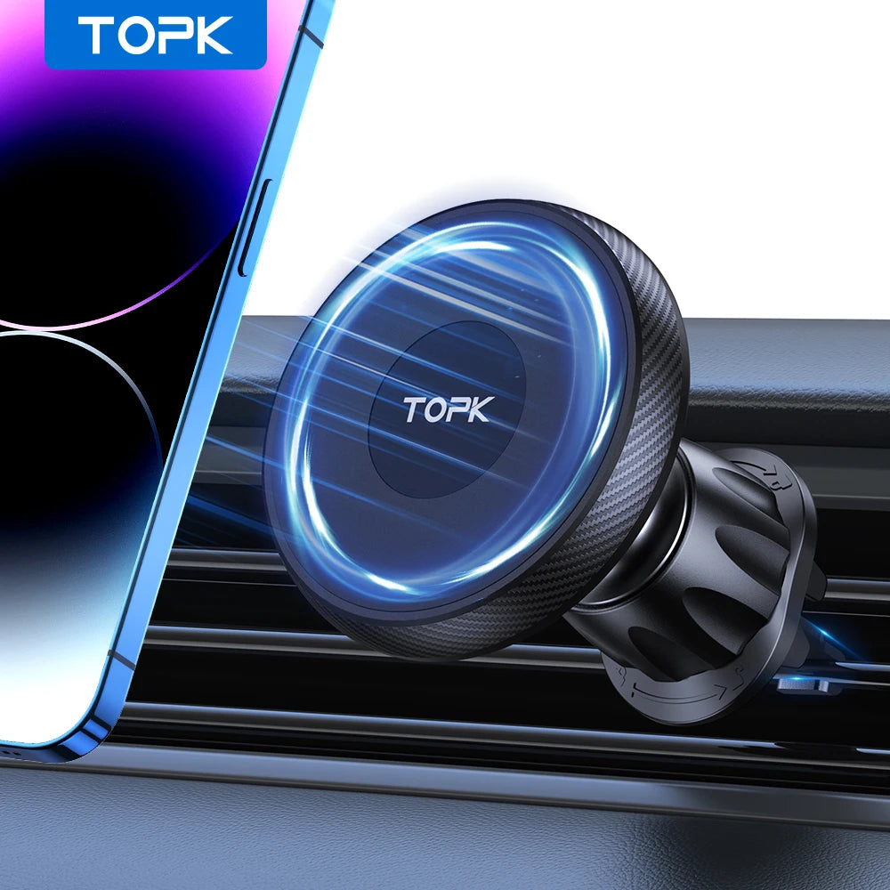 TOPK for Magsafe Car Phone Holder,Powerful Magnetism Premium Quality