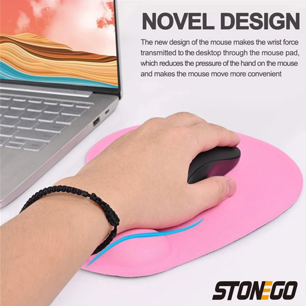 STONEGO EVA Protect Wrist Mouse Pad Soft Sponge Mouse Pad Computer