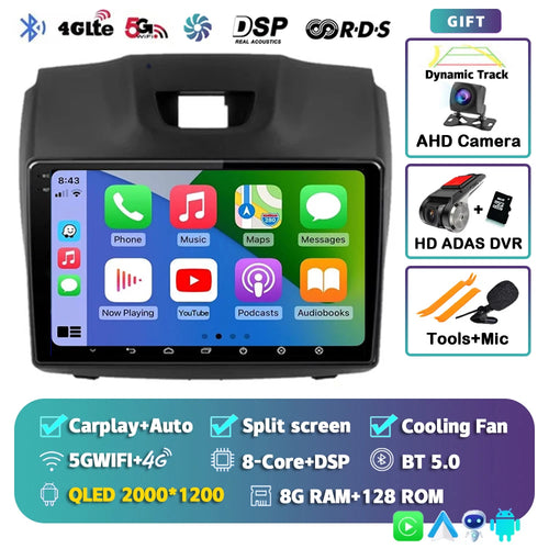 Android 14 Carplay Car Radio Multimedia For Chevrolet TrailBlazer 2012