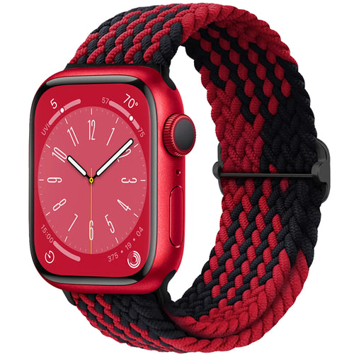 Braided Solo Loop For Apple watch band 45mm 44mm 40mm 49mm 38 41mm