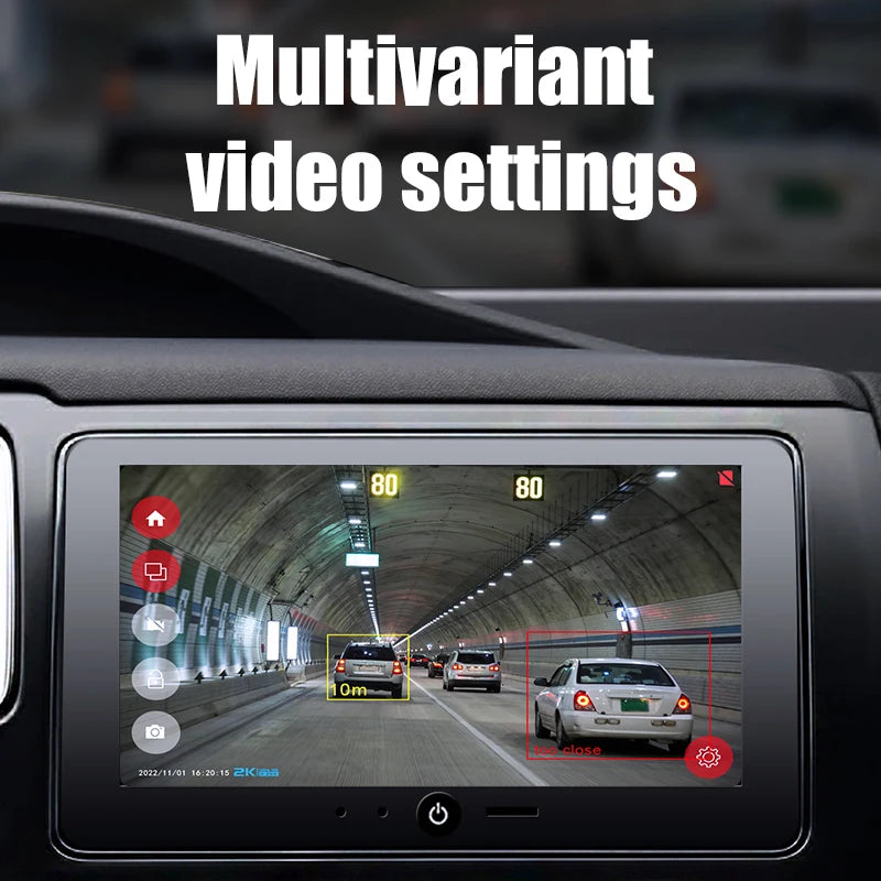 Jansite 2K USB Car DVR ADAS 1440P Dash Cam Recorder For Android Player