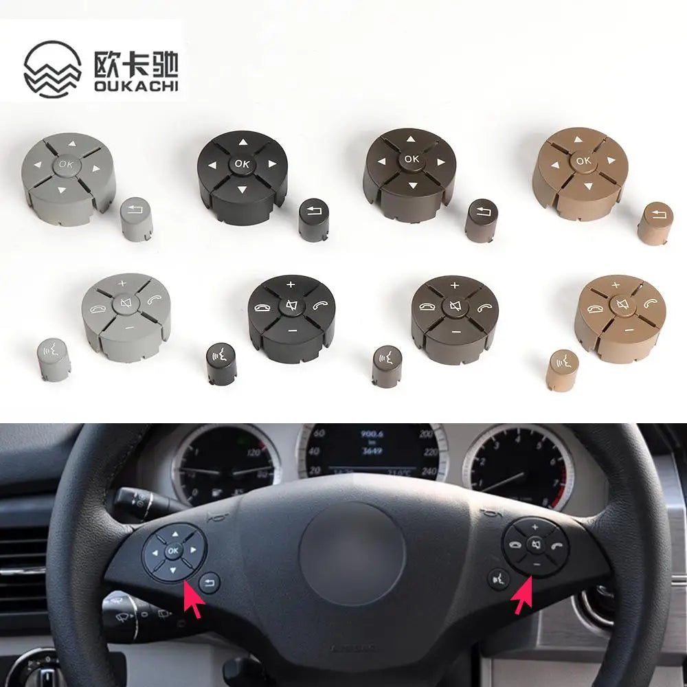 Car Multi-Function Steering Wheel Button Keys For Mercedes Benz C E