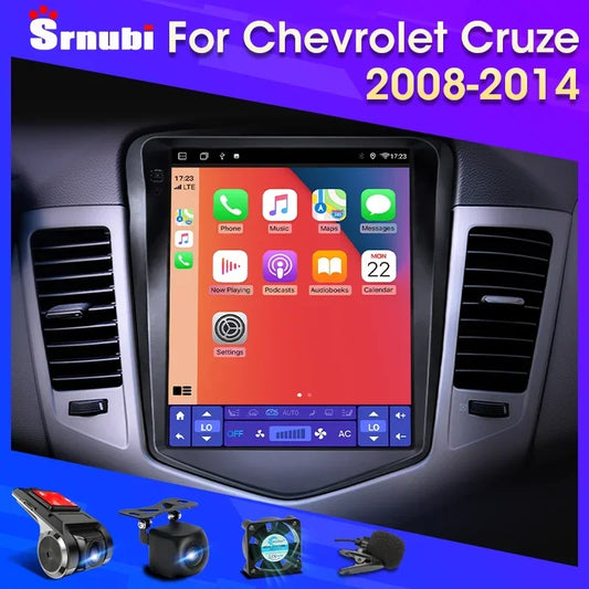 For Chevrolet Cruze 2008-2014 Carplay Android 12 Car Radio Multimedia