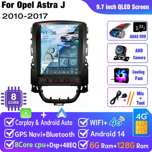 Car Radio Android for Opel Astra J Vauxhall Buick Verano Holden