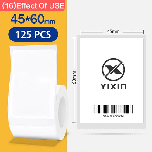 Niimbot 1Roll B1 White Sticker Waterproof Paper Adhesive Label White