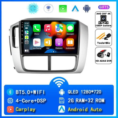 Android14 Carplay Car Radio For Honda Pilot 1 2005 2007 2008