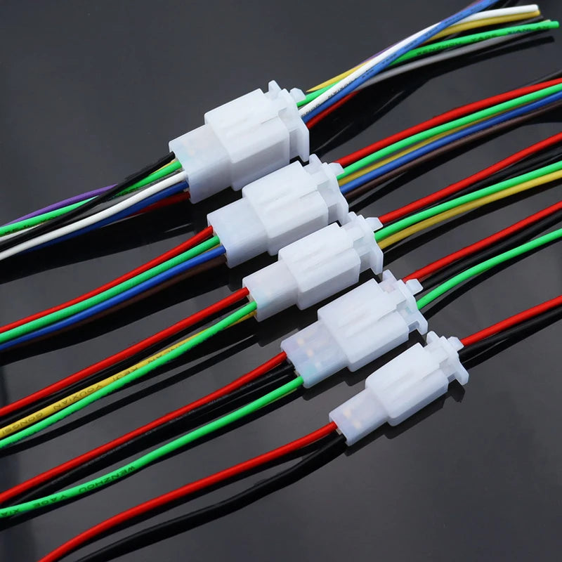 1set 2.8mm 2/3/4/6/9 pin Automotive Quick connection Electrical wire