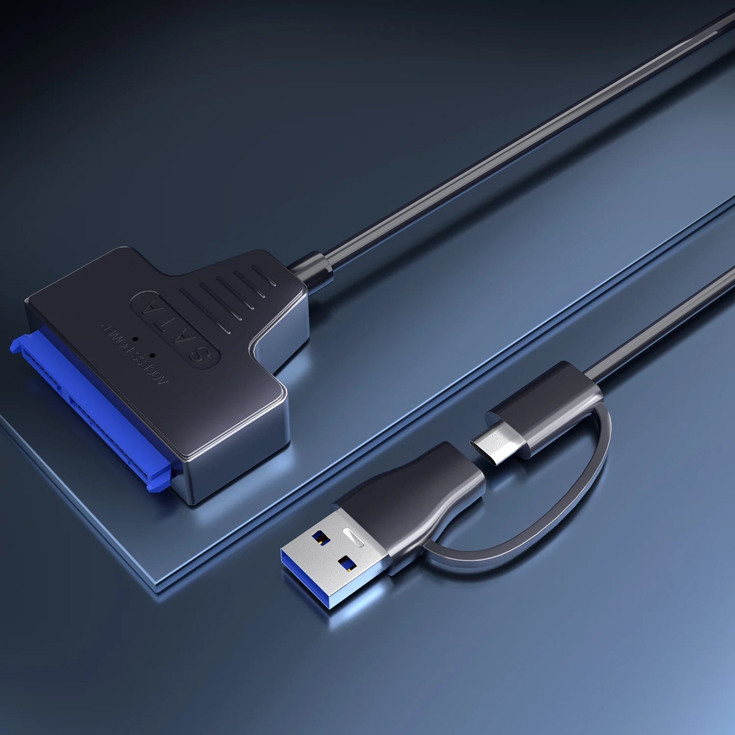 USB 3.0 to SATA/Type-C Adapter Sata Cable 2.5/3.5 Inch SSD HDD SATA