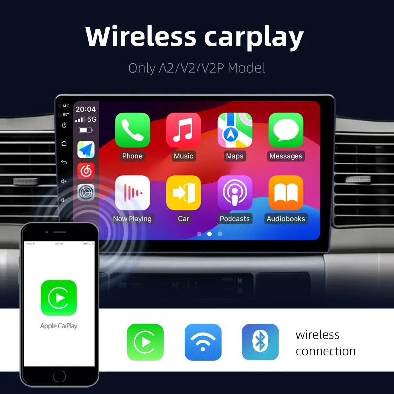 2Din Android 7"/9"/10" QLED IPS Car Radio Autoradio 2 Din Universal