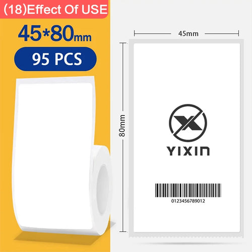 Niimbot 1Roll B1 White Sticker Waterproof Paper Adhesive Label White