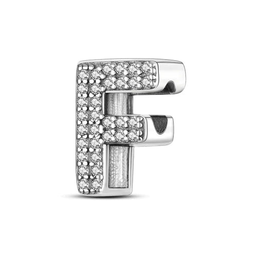26 Letters Charm Beads Fit For Pandora 925 Sterling Silver Bracelet