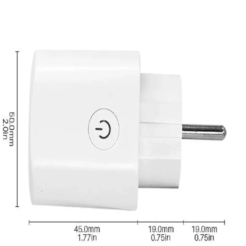 EWelink WiFi Smart Socket,16A/20A EU Smart Plug,With Power Monitoring