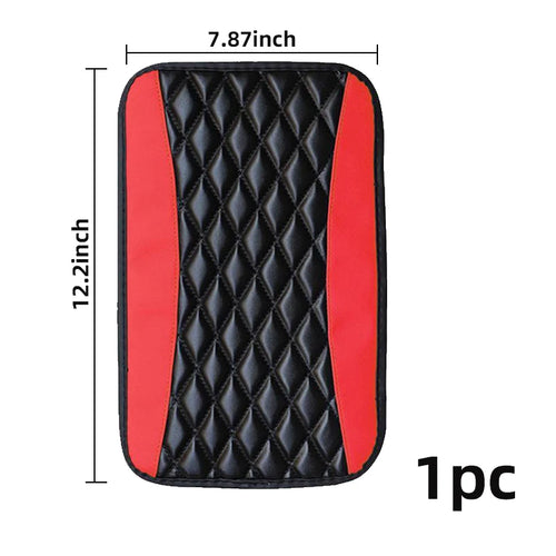Car Armrest Cover Mat Universal PU Leather Car Interior Central