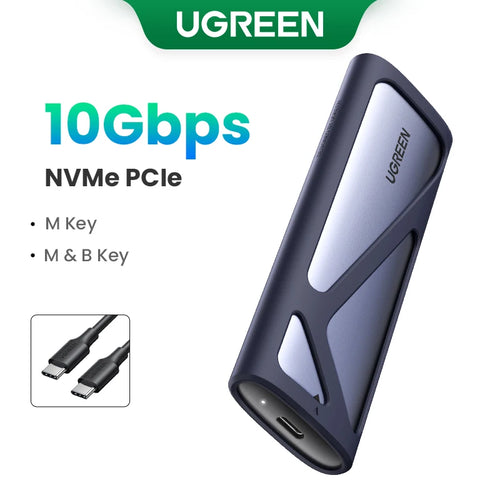 UGREEN M2 SSD Case NVME SATA Dual Protocol M.2 to USB Type C 3.1 SSD