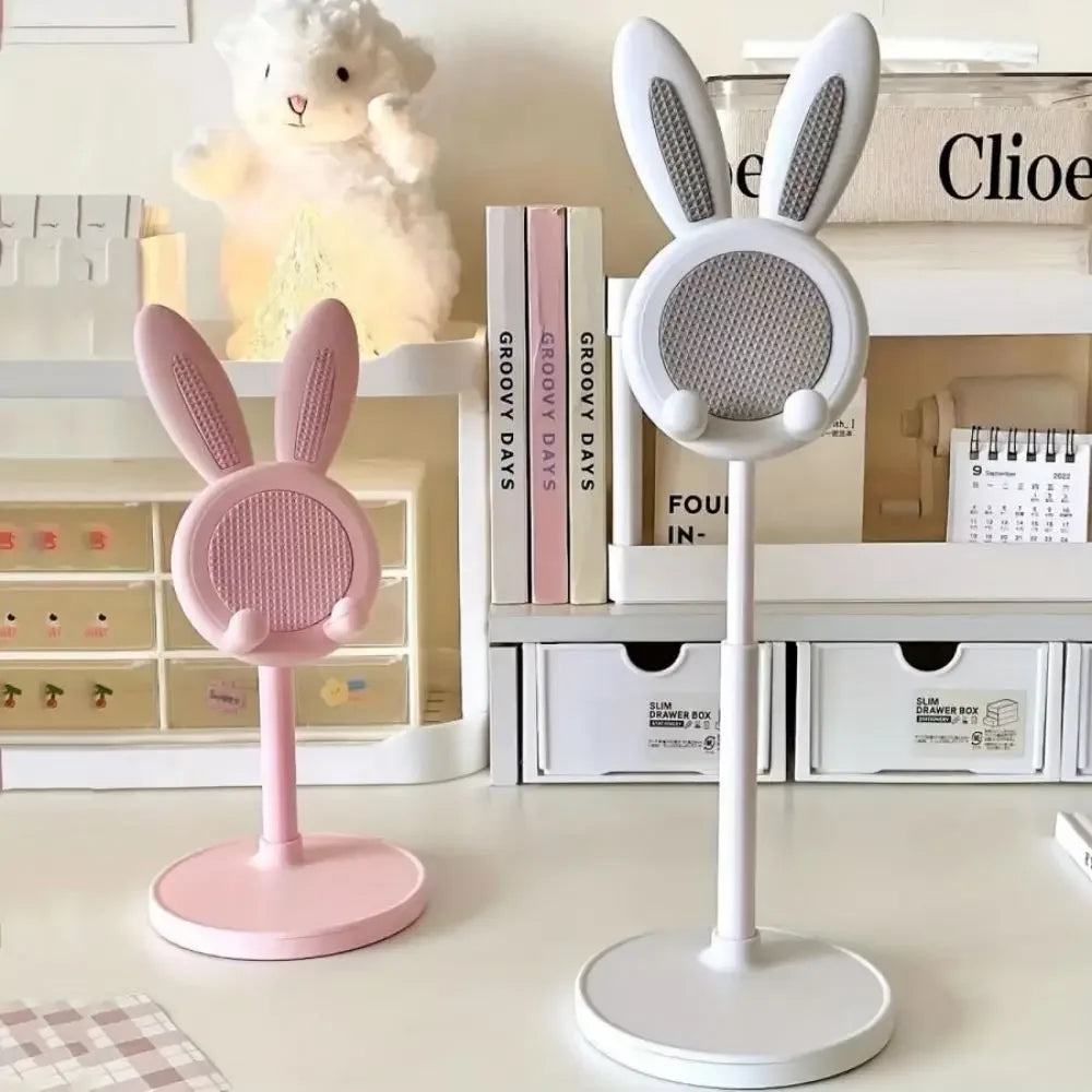 Cute Cartoon Bunny Phone Stand - Adjustable & Compatible With IPhone,