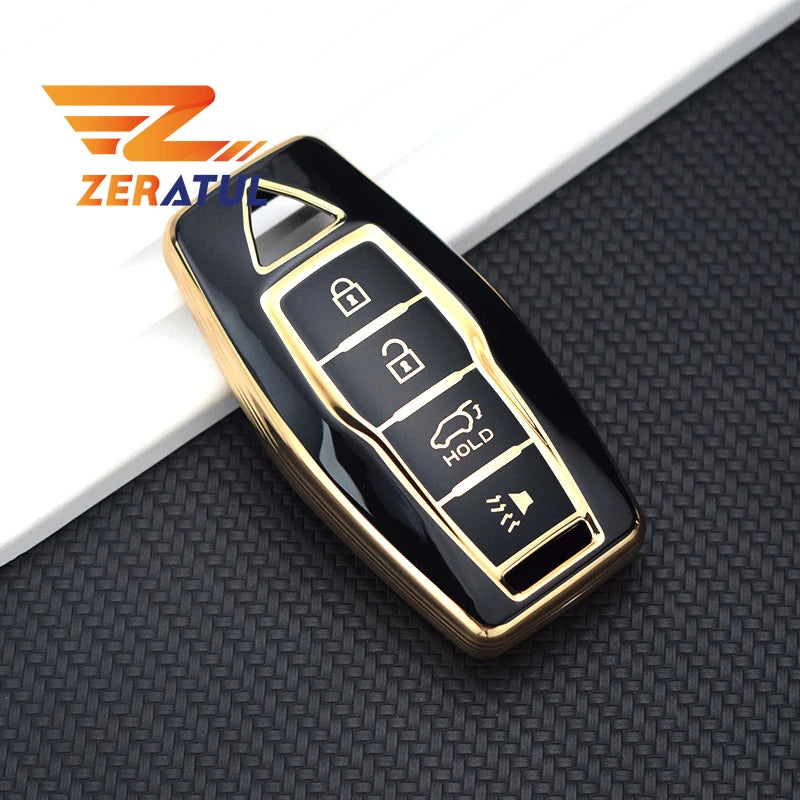 3 4 Bottons TPU Auto Remote Key Shell Fob Holder for Mitsubishi