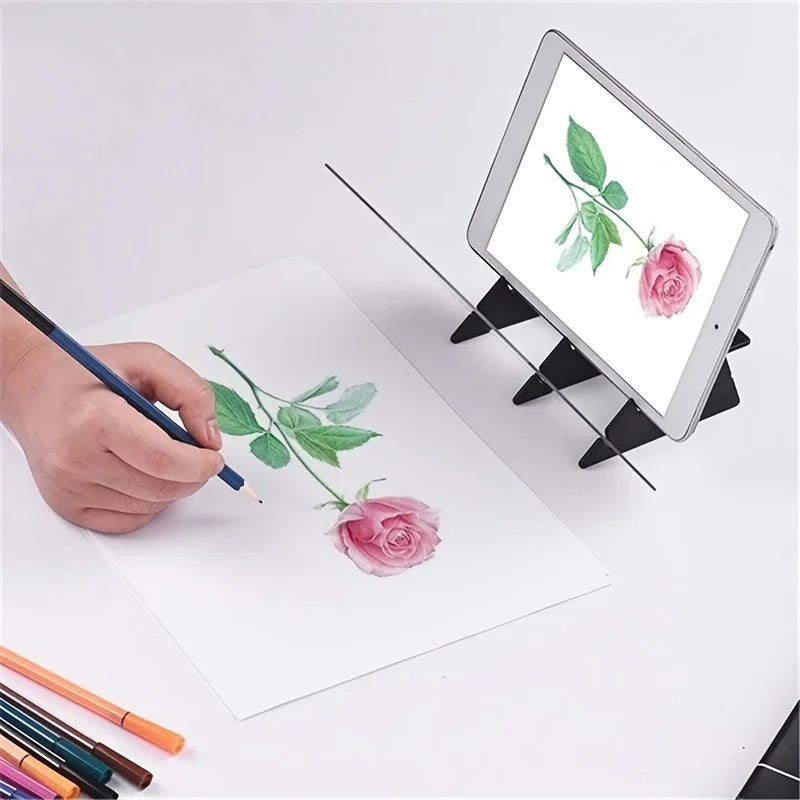 Portable Optical Drawing Copying Board Imitation Tracing With