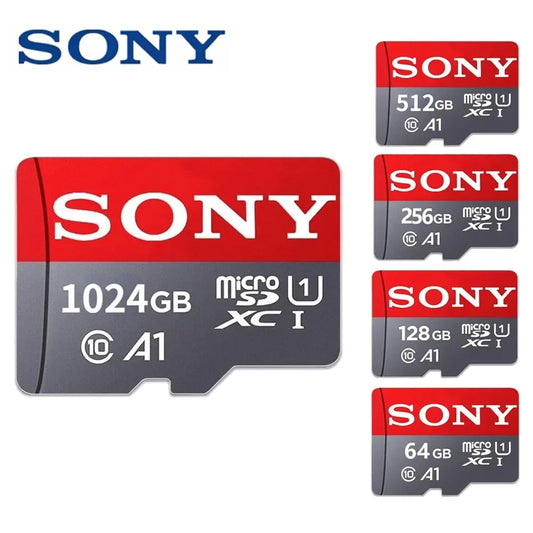 SONY Micro SD Memory Card Class 10 1TB 512GB 256GB 128GB 64GB 32GB