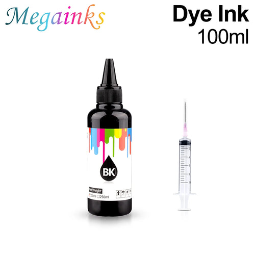100ml Universal Dye Ink BK C M Y Kit Compatible For HP Canon Epson