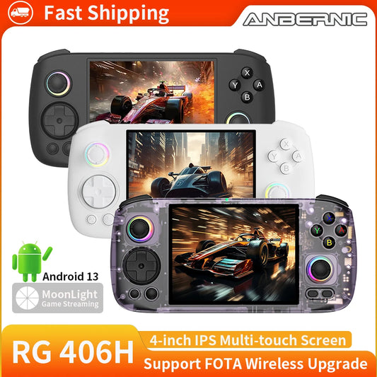 ANBERNIC RG406H RG 406H Handheld Game Console 4inch IPS Multi-touch