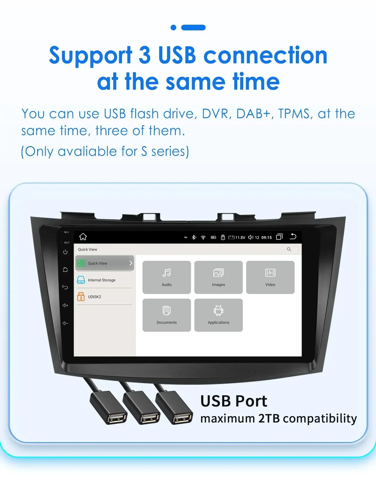 Hizpo Car Radio Multimedia Player For Suzuki Swift 4 2011 2012 2013