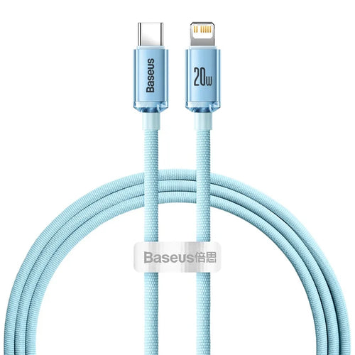 Baseus USB Type C PD 20W Cable for iPhone 14 13 12 Pro X 8 Fast USB C