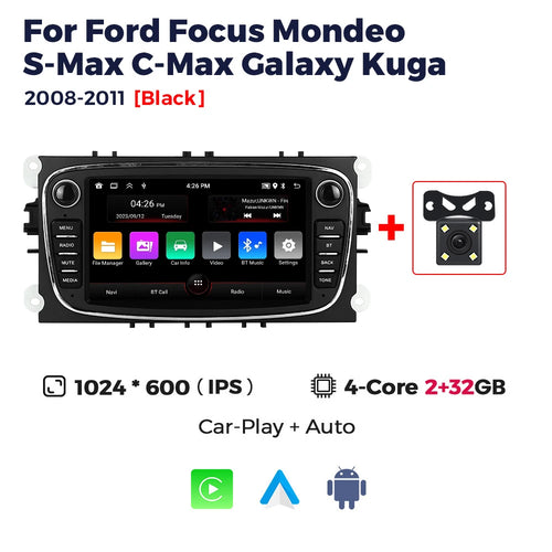 MEKEDE Android WIFI GPS Screen For Ford Focus 2 3 4 mk2 Kuga Mondeo