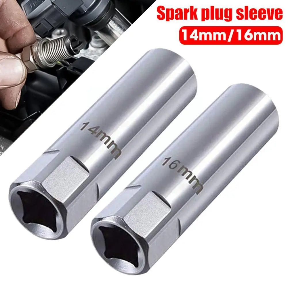 Universal Spark Plug Sleeve Wrench 3/8" Socket Magnetic Angle Tools