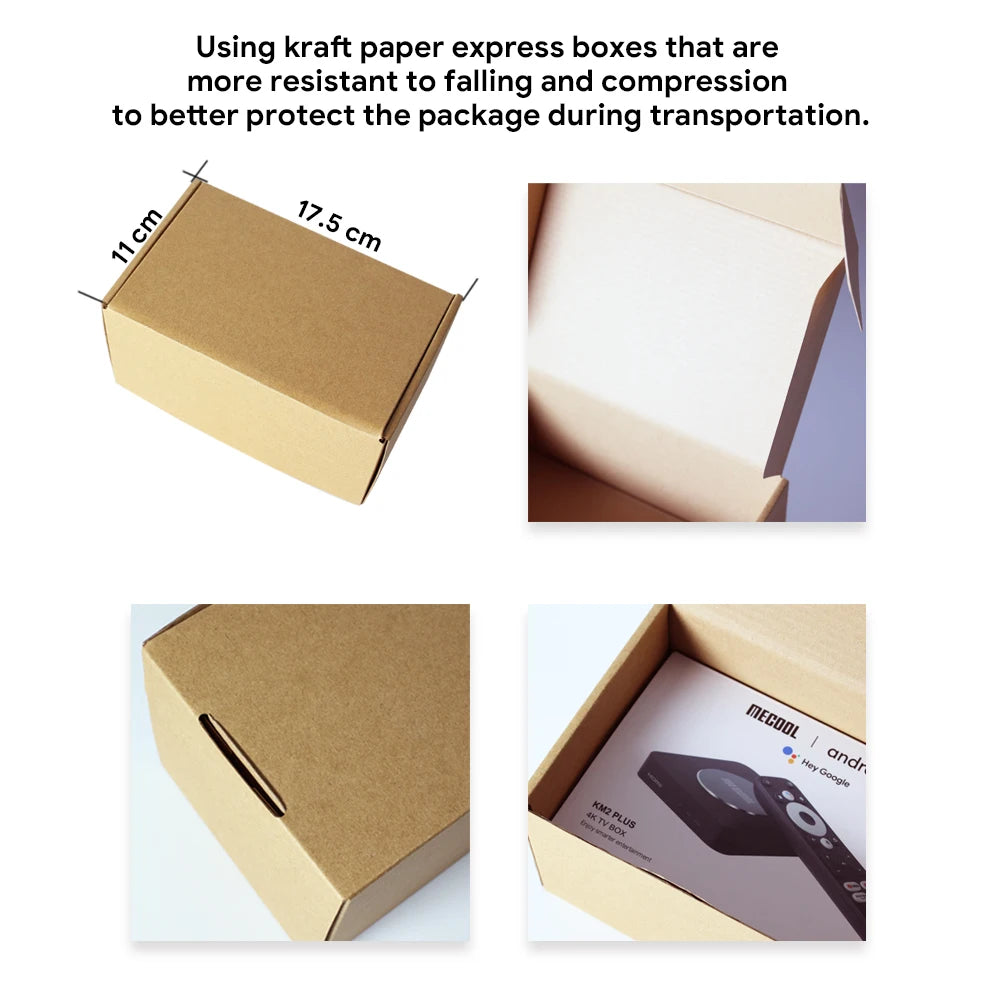 MECOOL  Android TV Box KM2 Plus 4K Amlogic S905X4 2G DDR4 Ethernet